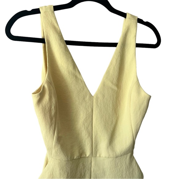 Wilfred Aritzia Aperture Romper Pale Yellow Size 4 - Picture 3 of 16